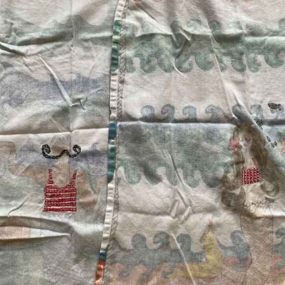 Urban Outfitters Mermaid ONLY tea towel - Picture 4 of 5